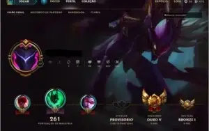conta league of legends