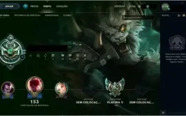 Conta Platina 5 com borda Platina, MMR Alto, 46 Champ.