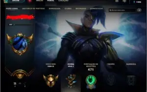 Conta Ouro 3, 138 campeões, 84 skins