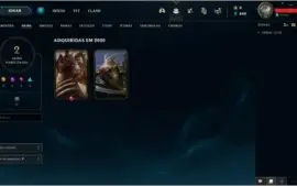 Conta LoL Ouro 4 (MMR ALTO)