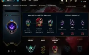 Conta League of Legends - Platina IV