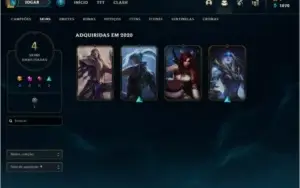 Conta League of Legends - Platina IV
