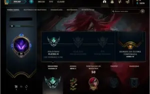 Conta League of Legends - Platina IV