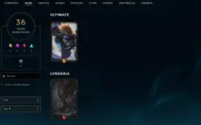 Conta League of Legends Full Acesso - 113 Champs e 36 Skins