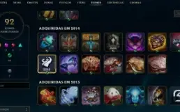 Conta League of Legends Full Acesso - 113 Champs e 36 Skins