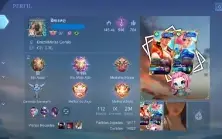 Conta Top Gloria Mobile Legends 240 Skins
