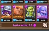 Conta Clash Royale Nv 10, Todas Cartas, 3000 Troféus
