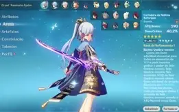 AR 42 Com Ayaka, Mistsplitter, Ayato, Kazuha e +