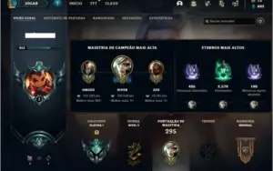 Conta Platina 1 com 88 Champs e 97 Skins + 1 Prestigio