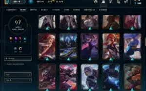 Conta Platina 1 com 88 Champs e 97 Skins + 1 Prestigio
