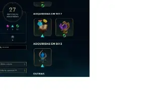Conta LoL desde 2011 ( Ícones e Skins limitados )