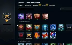 Conta LoL desde 2011 ( Ícones e Skins limitados )