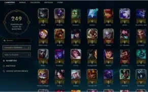 Conta LOL - Platina IV/80 campeões/17 skins/ 4 pgs runa