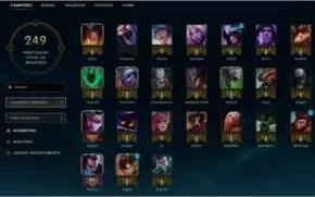Conta LOL - Platina IV/80 campeões/17 skins/ 4 pgs runa