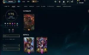 Esmeralda 1 com TODOS os Champs e 175 Skins ( Nivel 643 )