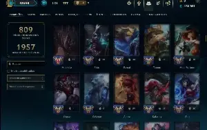 Esmeralda 1 com TODOS os Champs e 175 Skins ( Nivel 643 )