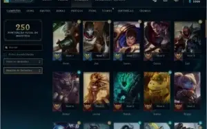 Conta lol GOLD 2- 51 skins 65 champs