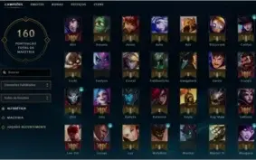 Conta LoL unranked mmr alto
