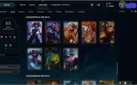 SUPER OFERTA! ACC 41K EA 92 CHAMPS E 45 SKINS POR R$160,00