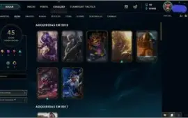 SUPER OFERTA! ACC 41K EA 92 CHAMPS E 45 SKINS POR R$160,00