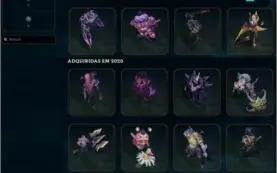 Conta lvl 320 LOL + 105 skins + 3 ultimos passes valorant