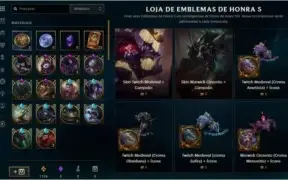 Conta lvl 320 LOL + 105 skins + 3 ultimos passes valorant