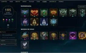 Conta LoL plat 3