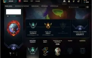 Conta platina 3 com 800k de riven, 105 champs e 128 skins
