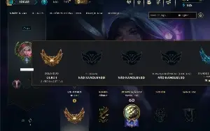 Ouro 1 com 40 Champs e 8 Skins