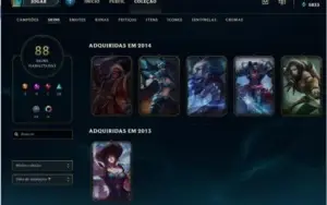 conta de league of legends