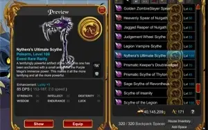 AQW - RARES 2010~2012 - EVILWAR - CALADBOLG BANK PET