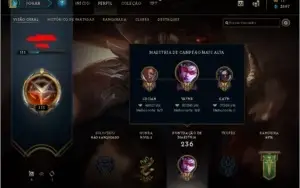 CONTA DE LOL UNRANKED, NV 111, 31 SKINS, 4 LENDARIAS!!