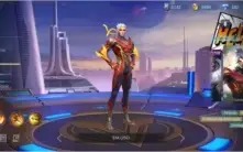 Conta de mobile legends, Hero do chou +133 skins
