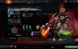CONTA DOTA 2 COM ARCANAS, PERSONAS, ITENS PRESTIGIOS ETCS