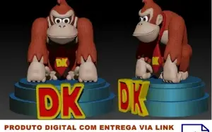 STL Para Impressão 3D - Donkey Kong