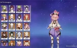 VENDO CONTA GENSHIN BARATO 16 PERSONAGENS T5