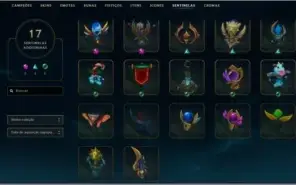 conta diamante 3 / 134 champs / 83 skins / 28k de essência