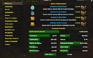 23k Anchievements - Anur'elos-  542 mounts -Valor negociavel