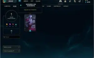 Conta bronze 1 BARATA com 1 skin e 22 champs