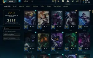 Bronze 3 com TODOS os champs 413 Skins + 7000 RP