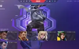 conta de valorant com algumas skins