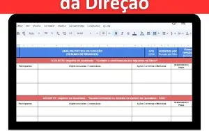 Planilha Análise Crítica Da Direção (Resumo De Reuniões)