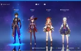 Conta ar34 Ayaka, Zhongli, Jean, Mona++