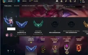 Conta Diamante 3 Flex com 120 Champs e 50 Skins