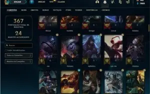 Conta Diamante 3 Flex com 120 Champs e 50 Skins