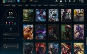 Conta Diamante 3 Flex com 120 Champs e 50 Skins