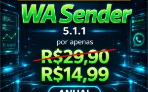 WA Sender 5.1.1 🔴 Revendedor OFICIAL 🔴 ANUAL