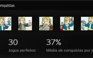Conquistas STEAM - platinas ou conquista especifica