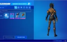 Conta Fortnite com skins do Halloween