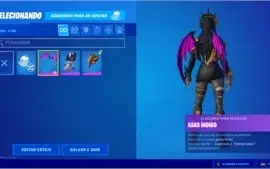 Conta Fortnite com skins do Halloween